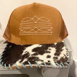 Custom made Boot-stitch and Cowhide Women's Hat